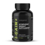 Ayuvya i-Gain+ 90 Tablets | New & Improved Formula | Ayurvedic Weight Gainer for Digestion & Muscle Mass | 100% Natural for Men & Women