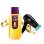 BAJAJ CONSUMER CARE Almond Drops Hair Oil 650 ml & Vega 1000W Hair Dryer