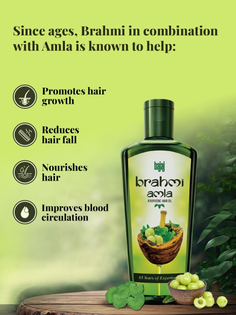 BAJAJ CONSUMER CARE Brahmi Amla Hair Oil - 400 ml 3 BAJAJ CONSUMER CARE Brahmi Amla Hair Oil - 400 ml