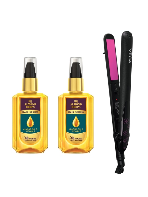 BAJAJ CONSUMER CARE Hair Styling Kit - 2 x Hair Serum + Vega Hair Straightener 2 BAJAJ CONSUMER CARE Hair Styling Kit - 2 x Hair Serum + Vega Hair Straightener
