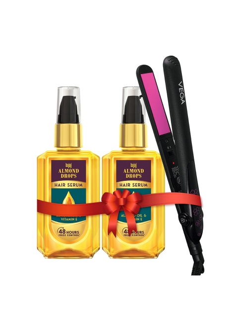 BAJAJ CONSUMER CARE Hair Styling Kit - 2 x Hair Serum + Vega Hair Straightener