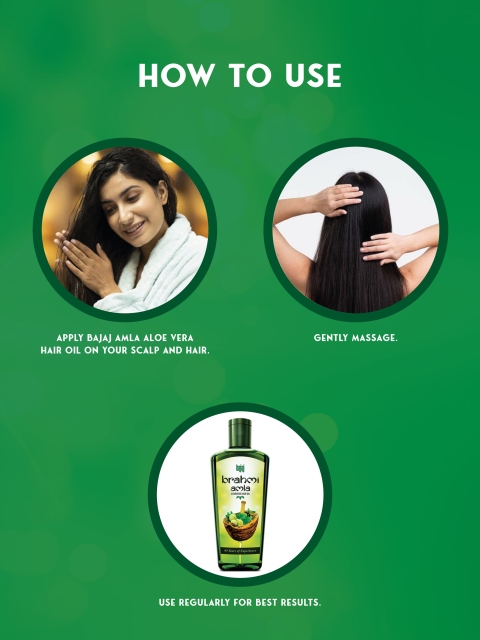 BAJAJ CONSUMER CARE Set of 2 Brahmi Amla Ayurvedic Hair Oil - 400 ml Each 4 BAJAJ CONSUMER CARE Set of 2 Brahmi Amla Ayurvedic Hair Oil - 400 ml Each