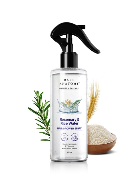 Home 1 Bare Anatomy Rosemary Water Spray With Rice Water- 200 ml