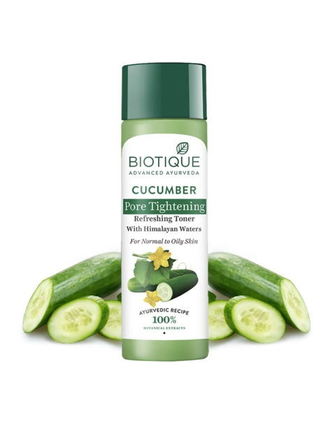 Biotique Cucumber Pore Tightening Normal to Oily Skin Refreshing Toner - 120ml