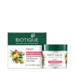 Biotique Fruit Brightening Depigmentation & Tan Removal Face Pack - 75g Jar
