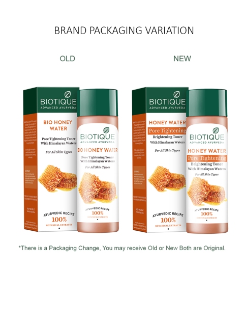 Biotique Honey Water Pore Tightening & Brightening Toner - 120ml 2 Biotique Honey Water Pore Tightening & Brightening Toner - 120ml