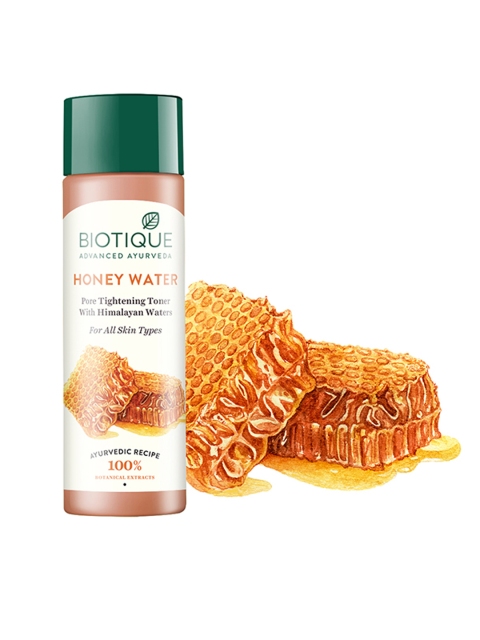 Biotique Honey Water Pore Tightening & Brightening Toner - 120ml 5 Biotique Honey Water Pore Tightening & Brightening Toner - 120ml