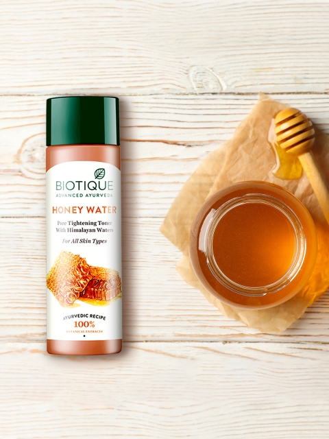 Biotique Honey Water Pore Tightening & Brightening Toner - 120ml
