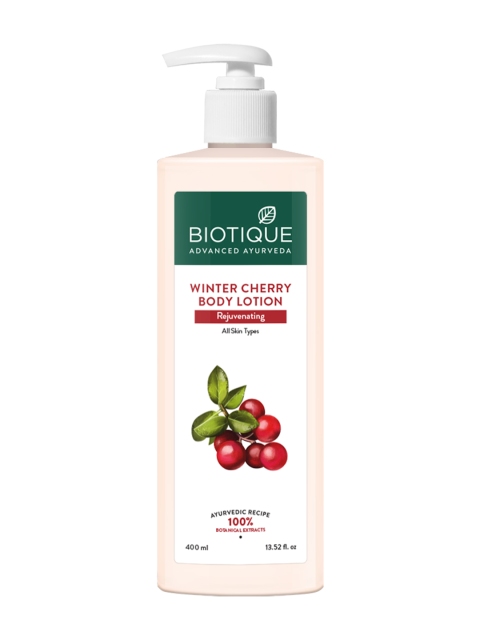 Biotique Winter Cherry Rejuvenating Body Lotion - 400ml