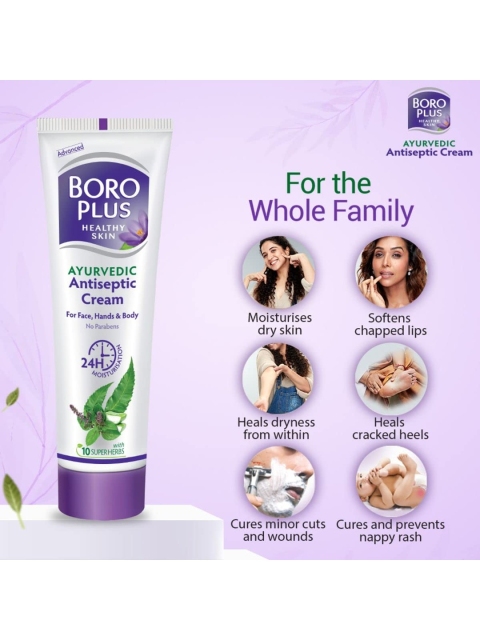 BOROPLUS Ayurvedic Antiseptic Cream for Face, Hands & Body - 200 ml 4 BOROPLUS Ayurvedic Antiseptic Cream for Face, Hands & Body - 200 ml