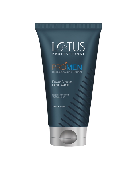 Buy Lotus Herbals Sustainable ProMen Kakadu Plum Extract Power Cleanse Face Wash 100ml - - Personal Care for Men