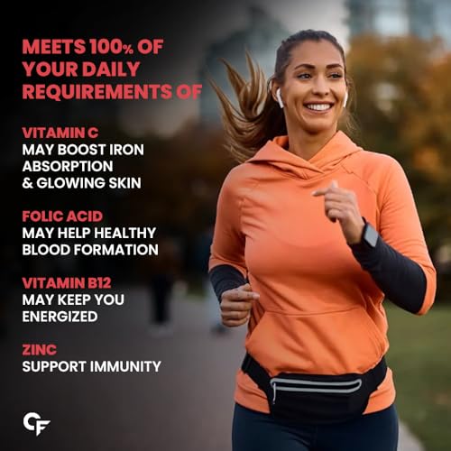 Carbamide Forte Chelated Iron with Vitamin C, B12, Folic Acid and Zn - 100 Tablets 5 Carbamide Forte Chelated Iron with Vitamin C, B12, Folic Acid and Zn - 100 Tablets