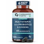 Carbamide Forte Multivitamin Tablet For Men | Multi vitamin for Men with Ginseng | Multivitamin for Men With Probiotics For Immunity & Energy | Multivitamin Men with Zinc- 180...