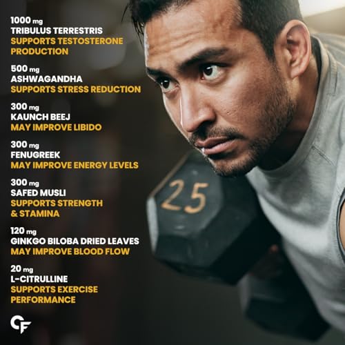 Carbamide Forte Testosterone Supplement Capsule for Men with Tribulus 1000mg, Ashwagandha, L-Citrulline & Kaunch Beej 60 Veg Tablets 5 Carbamide Forte Testosterone Supplement Capsule for Men with Tribulus 1000mg, Ashwagandha, L-Citrulline & Kaunch Beej 60 Veg Tablets