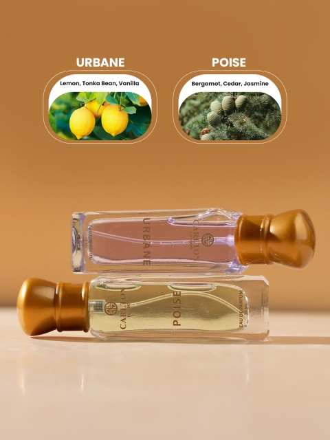 Carlton London Set Of 2 Urbane & Poise Eau De Parfum - 20ml Each 3 Carlton London Set Of 2 Urbane & Poise Eau De Parfum - 20ml Each