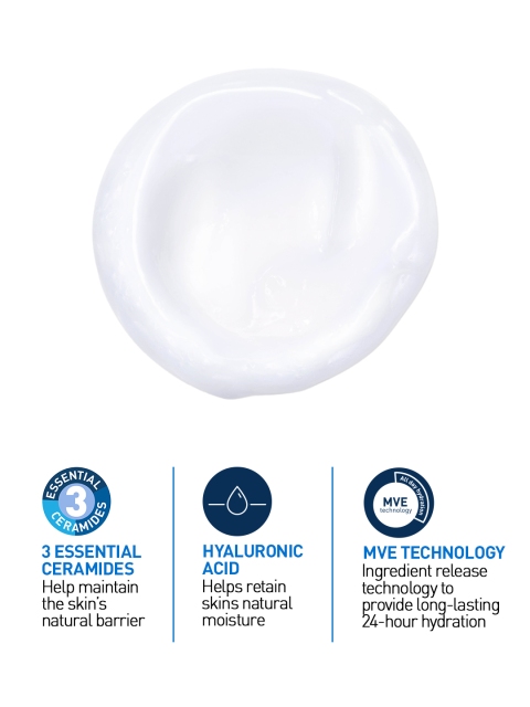 CeraVe Hydrating Cleanser For Dry Skin with Ceramides & Hyaluronic Acid - 236ml 3 CeraVe Hydrating Cleanser For Dry Skin with Ceramides & Hyaluronic Acid - 236ml