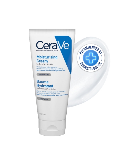CeraVe Moisturizing Barrier Repair Cream with Ceramides & Hyaluronic Acid - 177 ml