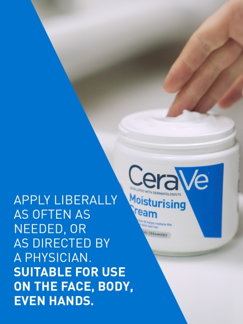 CeraVe Moisturizing Barrier Repair Cream with Ceramides & Hyaluronic Acid - 340 g 6 CeraVe Moisturizing Barrier Repair Cream with Ceramides & Hyaluronic Acid - 340 g
