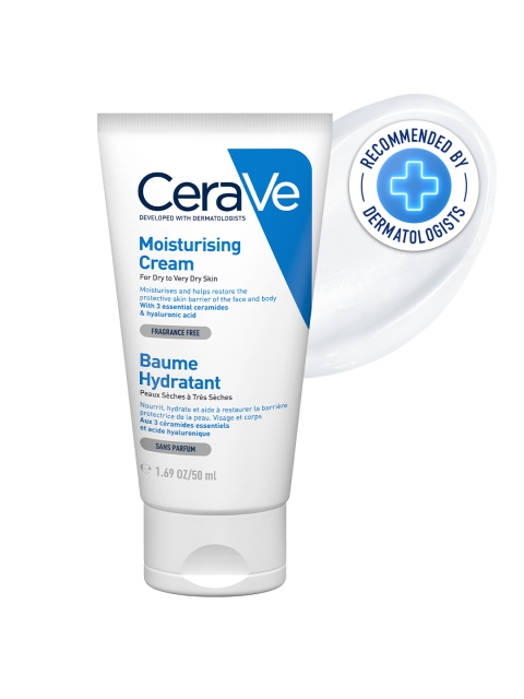CeraVe Moisturizing Barrier Repair Cream with Ceramides & Hyaluronic Acid - 50ml