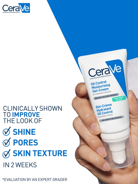 CeraVe Oil Control Gel-Cream Lightweight Moisturizer - 52 ml 4 CeraVe Oil Control Gel-Cream Lightweight Moisturizer - 52 ml