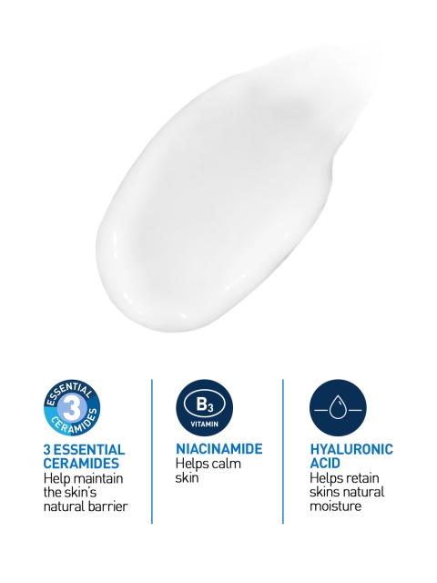 CeraVe PM Lightweight Night Cream with Ceramides, Niacinamide & Hyaluronic Acid - 52 ml 3 CeraVe PM Lightweight Night Cream with Ceramides, Niacinamide & Hyaluronic Acid - 52 ml