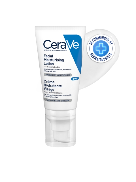 CeraVe PM Lightweight Night Cream with Ceramides, Niacinamide & Hyaluronic Acid - 52 ml