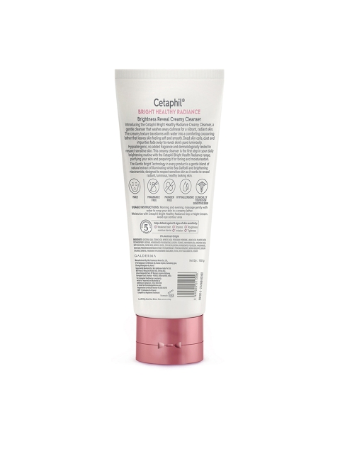 Cetaphil Bright Healthy Radiance Creamy Cleanser Face Wash with Niacinamide - 100 g 2 Cetaphil Bright Healthy Radiance Creamy Cleanser Face Wash with Niacinamide - 100 g