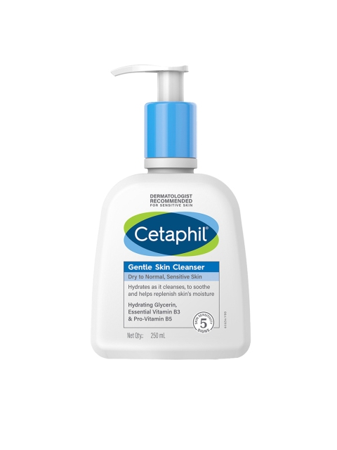 Cetaphil Gentle Skin Cleanser Hydrating Face Wash with Niacinamide, Vitamin B5 - 250 ml