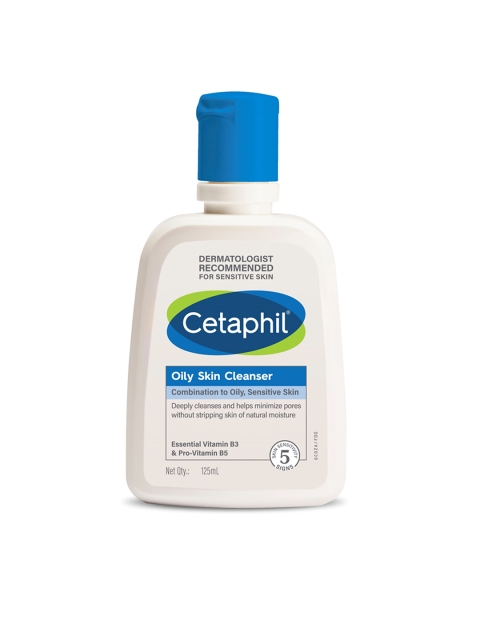 Cetaphil Oily Skin Cleanser Daily Foam Face Wash for Oily & Acne Prone Skin - 125 ml