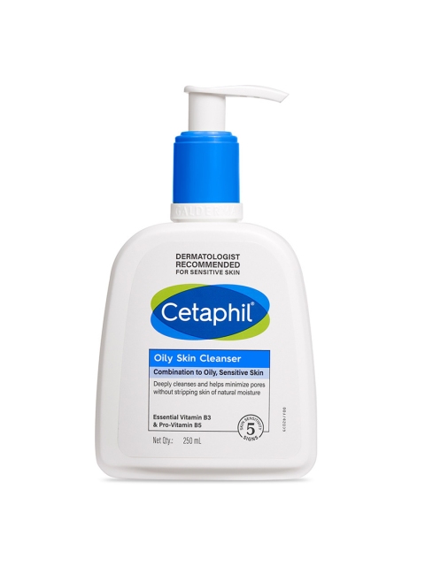 Cetaphil Oily Skin Cleanser Gentle Foaming Face Wash for Oily & Acne Prone Skin - 250 ml