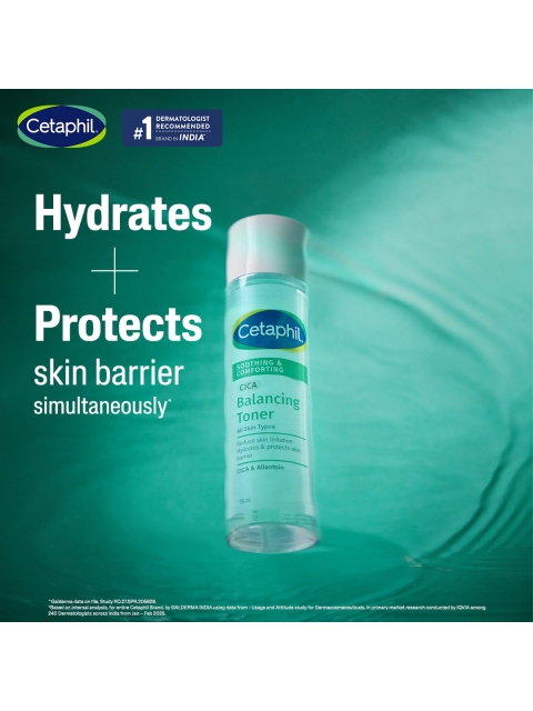 Cetaphil Soothing & Comforting CICA Balancing Toner with Allantoin - 150 ml 5 Cetaphil Soothing & Comforting CICA Balancing Toner with Allantoin - 150 ml
