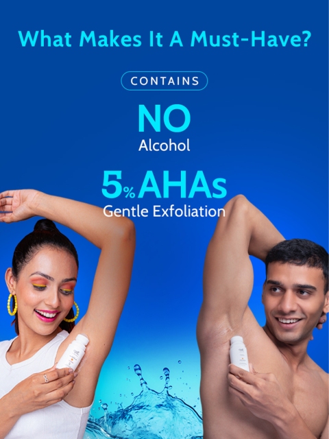 Chemist at Play Aqua Fragrance Underarm Roll On Deodorant with 5% AHA & Lactic Acid - 40ml 3 Chemist at Play Aqua Fragrance Underarm Roll On Deodorant with 5% AHA & Lactic Acid - 40ml