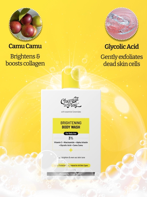Chemist at Play Brightening Body Wash 2% Vitamin C + Niacinamid Shower Gel 236 ml 3 Chemist at Play Brightening Body Wash 2% Vitamin C + Niacinamid Shower Gel 236 ml