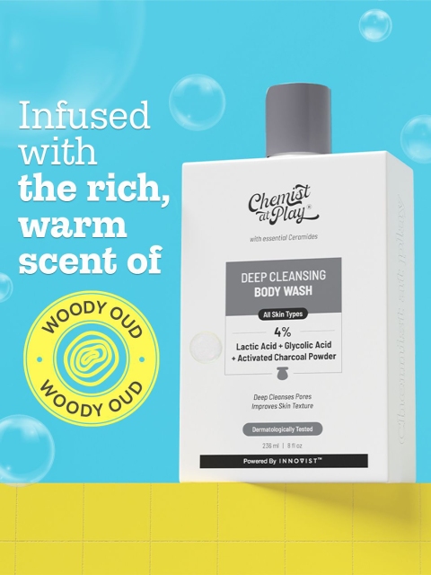 Chemist at Play Deep Cleansing Body Wash With Charcoal & Glycolic Acid - 236 ml 3 Chemist at Play Deep Cleansing Body Wash With Charcoal & Glycolic Acid - 236 ml