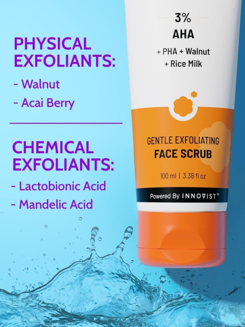 Chemist at Play Gentle Exfoliating Face Scrub With Walnut & Rice Milk -100ml 2 Chemist at Play Gentle Exfoliating Face Scrub With Walnut & Rice Milk -100ml