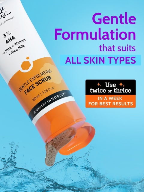 Chemist at Play Gentle Exfoliating Face Scrub With Walnut & Rice Milk -100ml 3 Chemist at Play Gentle Exfoliating Face Scrub With Walnut & Rice Milk -100ml