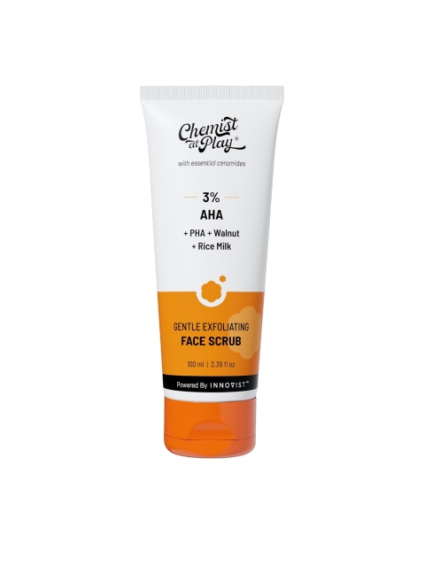 Chemist at Play Gentle Exfoliating Face Scrub With Walnut & Rice Milk -100ml
