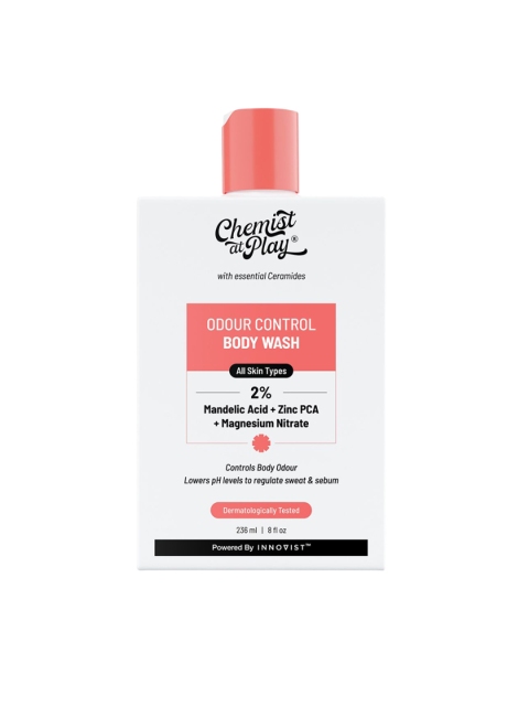 Chemist at Play Odour Control Body Wash with Mandelic Acid - 236 ml