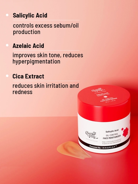 Chemist at Play Oil Control Face Moisturizer With Salicylic Acid - 50g 4 Chemist at Play Oil Control Face Moisturizer With Salicylic Acid - 50g