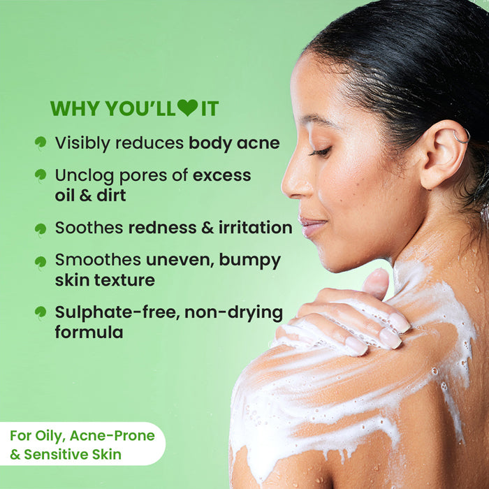 Cica + 1% Salicylic Acid Exfoliating Shower Gel 3 Cica + 1% Salicylic Acid Exfoliating Shower Gel