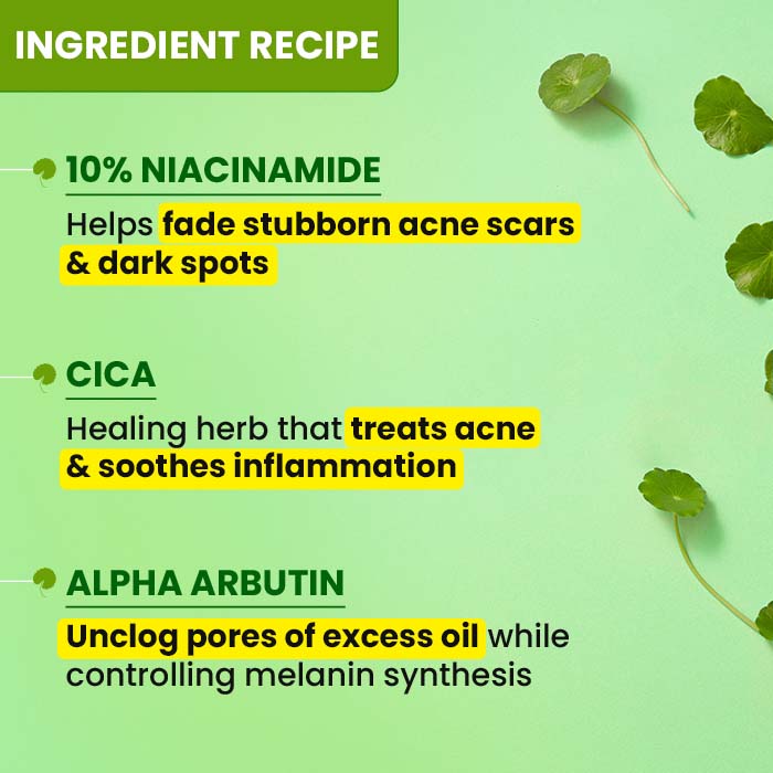 Cica + 10% Niacinamide Face Serum for Oily Skin 5 Cica + 10% Niacinamide Face Serum for Oily Skin