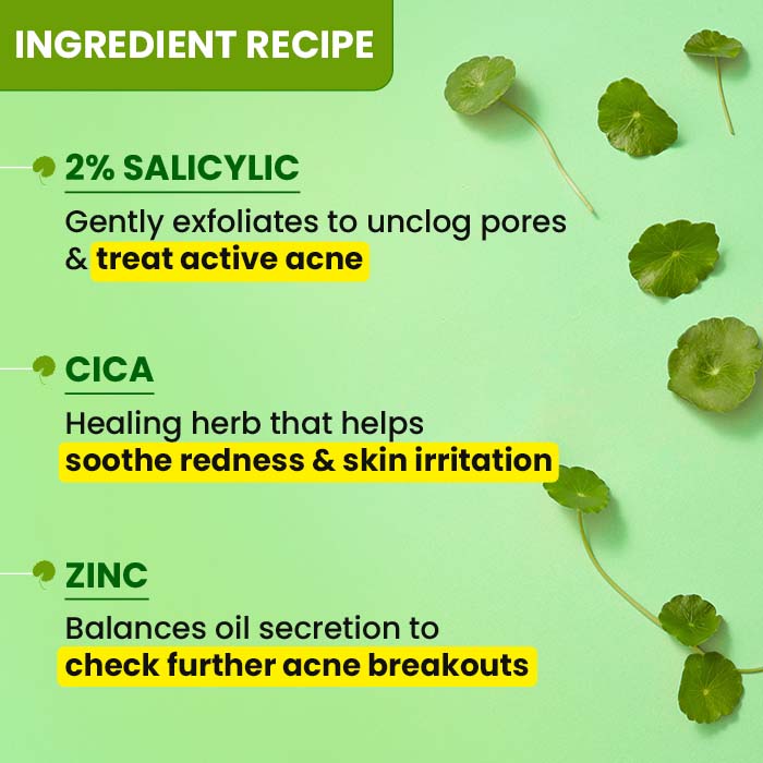 Cica + 2% Salicylic Acid Serum for Acne & Oil Control 5 Cica + 2% Salicylic Acid Serum for Acne & Oil Control