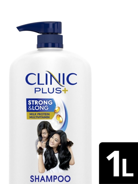 Clinic Plus Strong & Long Shampoo with Milk Protein & Multivitamins - 1L 3 Clinic Plus Strong & Long Shampoo with Milk Protein & Multivitamins - 1L