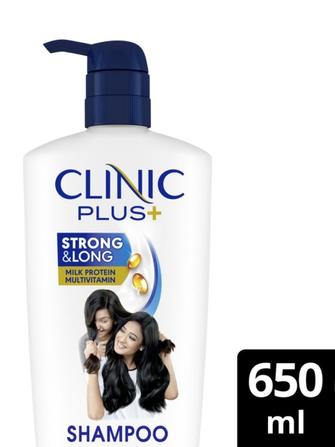 Clinic Plus Strong & Long Shampoo with Milk Protein & Multivitamins - 650ml 3 Clinic Plus Strong & Long Shampoo with Milk Protein & Multivitamins - 650ml