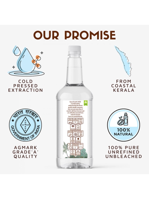 Coco Crush Cold Pressed Virgin Coconut Oil 500 ml 6 Coco Crush Cold Pressed Virgin Coconut Oil 500 ml