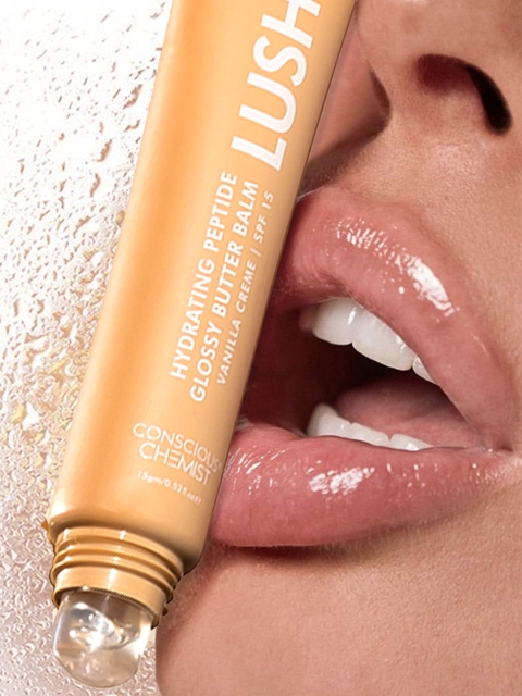 Conscious Chemist Multi Peptide & Shea Butter Infused Lip Balm With SPF 15 - Vanilla Creme 5 Conscious Chemist Multi Peptide & Shea Butter Infused Lip Balm With SPF 15 - Vanilla Creme