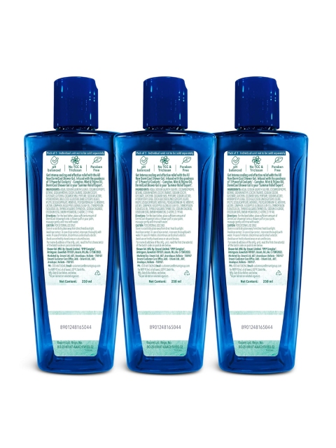 DermiCOOL Set Of 3 Ice Cool Shower Gel For Instant Cooling & Relief - 250ml Each 2 DermiCOOL Set Of 3 Ice Cool Shower Gel For Instant Cooling & Relief - 250ml Each