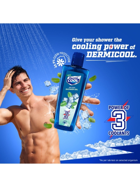 DermiCOOL Set Of 3 Ice Cool Shower Gel For Instant Cooling & Relief - 250ml Each 5 DermiCOOL Set Of 3 Ice Cool Shower Gel For Instant Cooling & Relief - 250ml Each