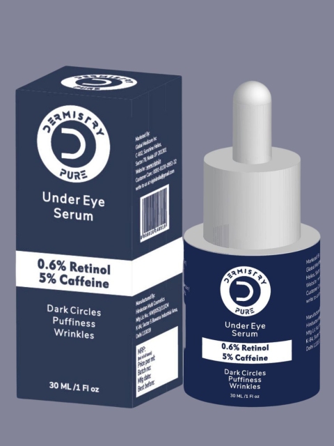 DERMISTRY Pure 0.6% Retinol 5% Caffeine Under Eye Serum - 30 ml 2 DERMISTRY Pure 0.6% Retinol 5% Caffeine Under Eye Serum - 30 ml