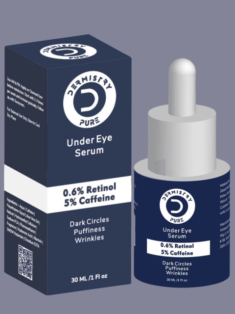 DERMISTRY Pure 0.6% Retinol 5% Caffeine Under Eye Serum - 30 ml 3 DERMISTRY Pure 0.6% Retinol 5% Caffeine Under Eye Serum - 30 ml